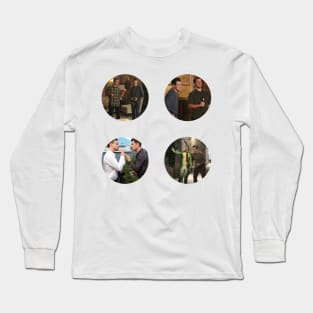 Nick and Schmidt Sticker Pack Long Sleeve T-Shirt